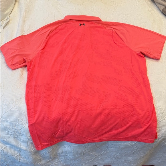 Under Armour Men's Coral Polo Shirt - Picture 3 of 3